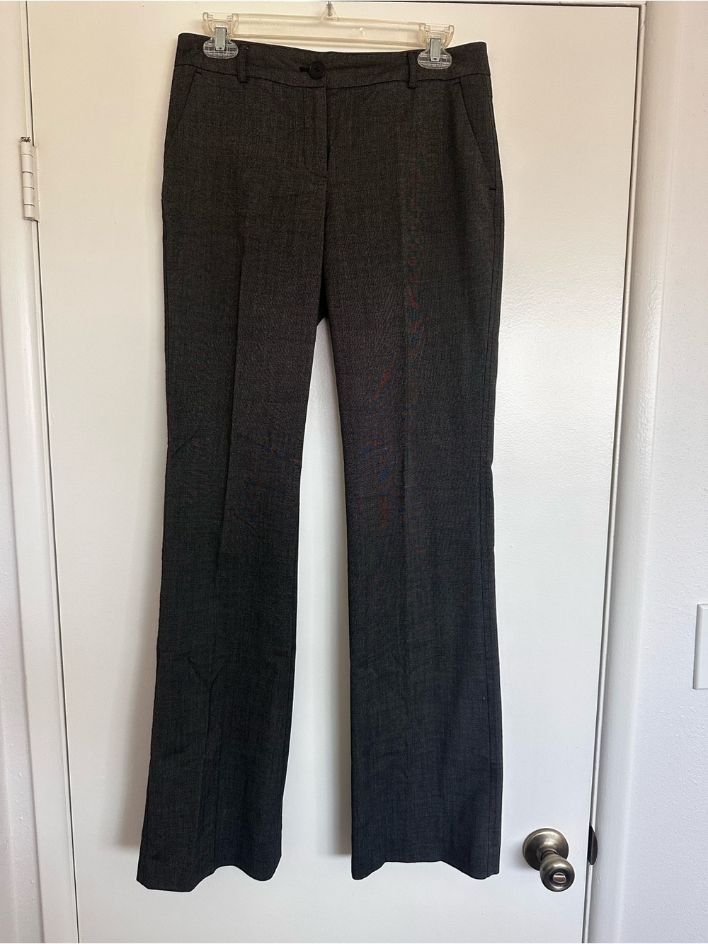 Women’s Dark Gray Dress Pants - Straight Leg 2 Tall